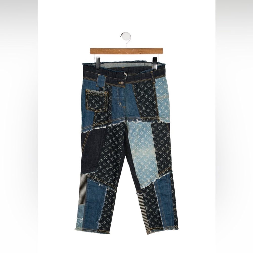 Louis Vuitton Patchwork Denim Jeans
